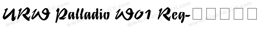 URW Palladio W01 Reg字体转换